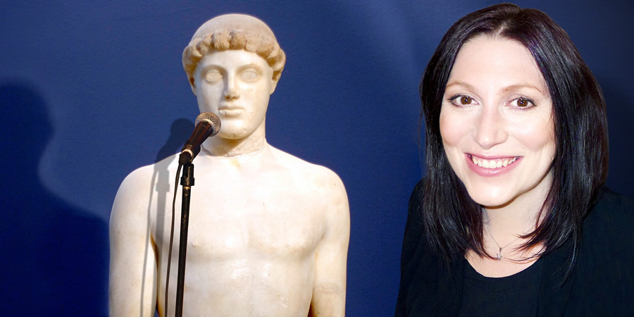 Natalie Haynes Stands Up For The Classics. Natalie Haynes. Copyright: BBC. Natalie Haynes Stands Up For The Classics. Natalie Haynes. Copyright: BBC.