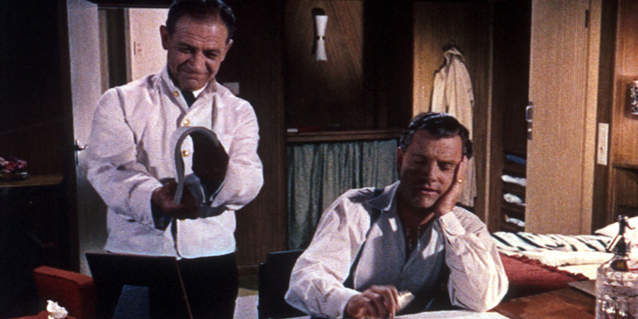 Next To No Time!. Image shows from L to R: Albert (Sid James), David Webb (Kenneth More). Next To No Time!. Image shows from L to R: Albert (Sid James), David Webb (Kenneth More).