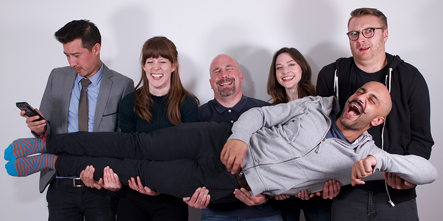 NightwatchMan. Image shows from L to R: Terry Toucan (Jay Oliver Yip), Dina Desmond (Georgina Patrick), Dr Ivamin (Chris Lawrence), Rose Thorn (Katie Sheridan), DayWatchman (Ashley Bates), NightwatchMan (Hamza Siddique). NightwatchMan. Image shows from L to R: Terry Toucan (Jay Oliver Yip), Dina Desmond (Georgina Patrick), Dr Ivamin (Chris Lawrence), Rose Thorn (Katie Sheridan), DayWatchman (Ashley Bates), NightwatchMan (Hamza Siddique).