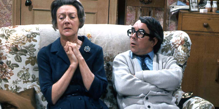 Now Look Here.... Image shows from L to R: Mother (Madge Ryan), Ronnie (Ronnie Corbett). Copyright: BBC. Now Look Here.... Image shows from L to R: Mother (Madge Ryan), Ronnie (Ronnie Corbett). Copyright: BBC.