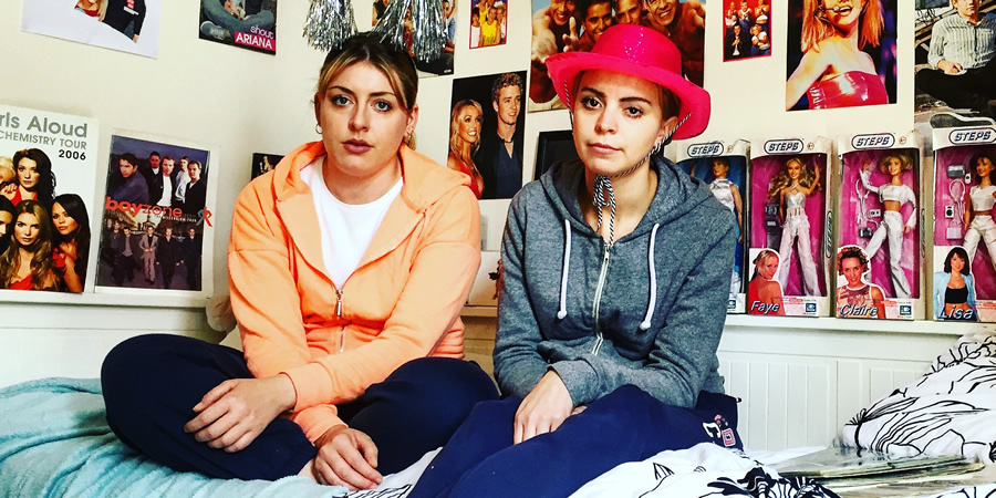 Obsessed: The Unwanted Side Of Fame. Image shows from L to R: Gemma (Jessica Boshier), Jade (Kylie Babbington). Obsessed: The Unwanted Side Of Fame. Image shows from L to R: Gemma (Jessica Boshier), Jade (Kylie Babbington).