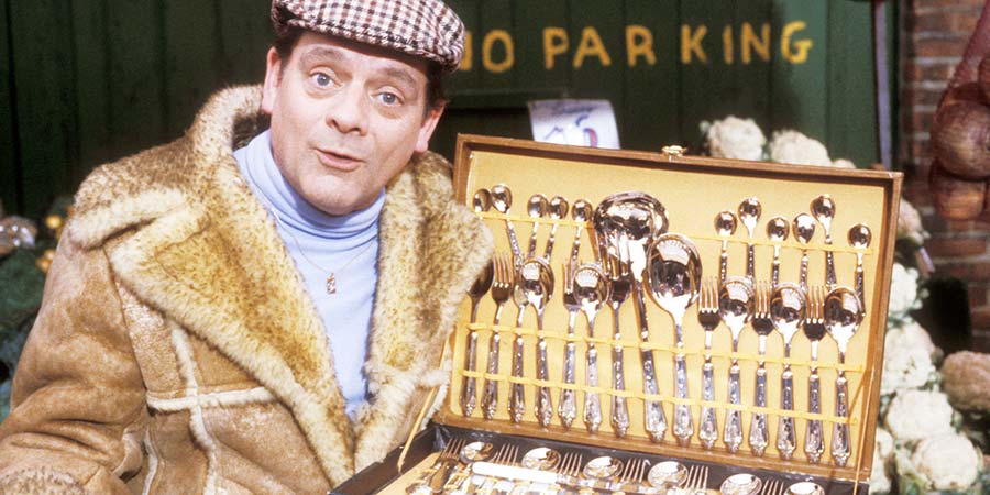 Only Fools And Horses. Del (David Jason). Copyright: BBC. Only Fools And Horses. Del (David Jason). Copyright: BBC.
