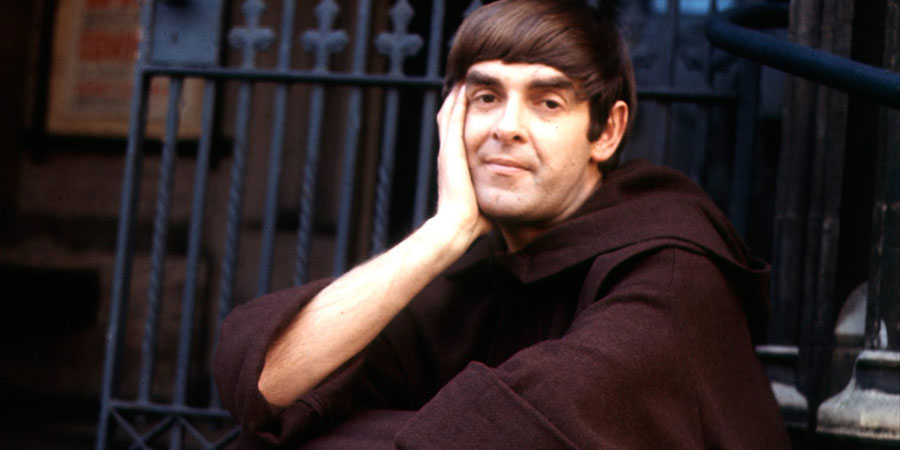 Oh Brother!. Brother Dominic (Derek Nimmo). Copyright: BBC. Oh Brother!. Brother Dominic (Derek Nimmo). Copyright: BBC.