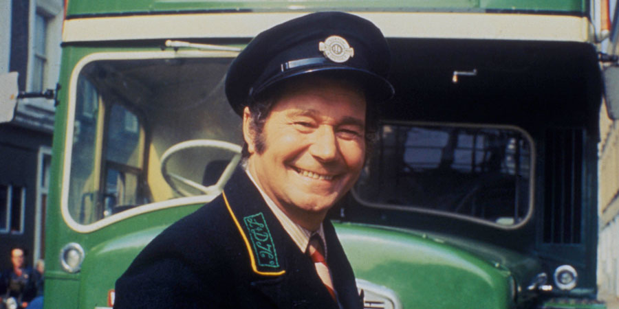 On The Buses. Stan Butler (Reg Varney). Copyright: London Weekend Television. On The Buses. Stan Butler (Reg Varney). Copyright: London Weekend Television.