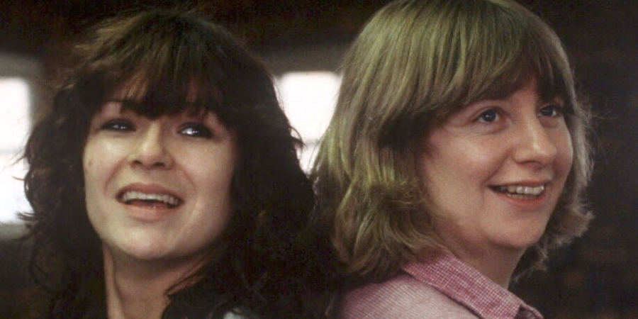 Our Friend Victoria. Image shows from L to R: Julie Walters, Victoria Wood. Copyright: Phil McIntyre Entertainment. Our Friend Victoria. Image shows from L to R: Julie Walters, Victoria Wood. Copyright: Phil McIntyre Entertainment.