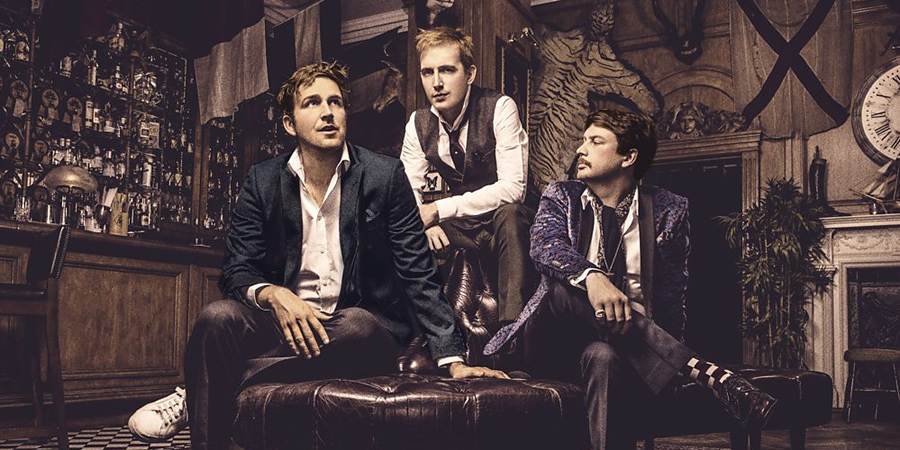 The Penny Dreadfuls Present.... Image shows from L to R: Humphrey Ker, David Reed, Thom Tuck. Copyright: Idil Sukan. The Penny Dreadfuls Present.... Image shows from L to R: Humphrey Ker, David Reed, Thom Tuck. Copyright: Idil Sukan.