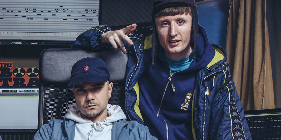 People Just Do Nothing. Image shows from L to R: Grindah (Allan Mustafa), Steves (Steve Stamp). Copyright: Roughcut Television. People Just Do Nothing. Image shows from L to R: Grindah (Allan Mustafa), Steves (Steve Stamp). Copyright: Roughcut Television.