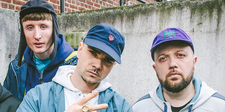 People Just Do Nothing. Image shows from L to R: Steves (Steve Stamp), Grindah (Allan Mustafa), Beats (Hugo Chegwin). Copyright: Roughcut Television. People Just Do Nothing. Image shows from L to R: Steves (Steve Stamp), Grindah (Allan Mustafa), Beats (Hugo Chegwin). Copyright: Roughcut Television.