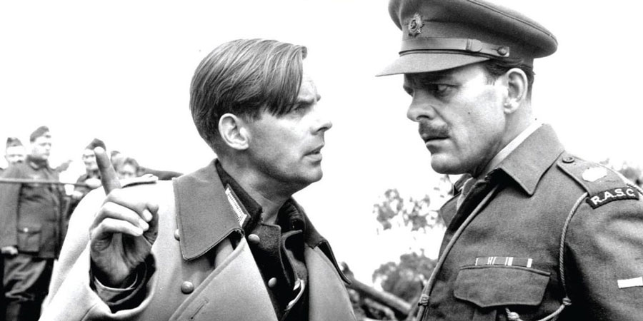 Private's Progress. Image shows from L to R: Pte. Stanley Windrush (Ian Carmichael), Major Hitchcock (Terry-Thomas). Copyright: Charter Film Productions. Private's Progress. Image shows from L to R: Pte. Stanley Windrush (Ian Carmichael), Major Hitchcock (Terry-Thomas). Copyright: Charter Film Productions.