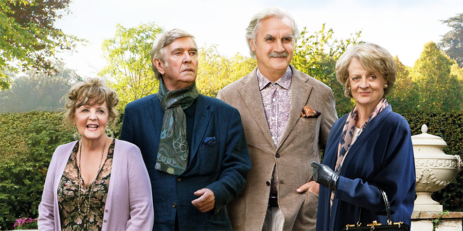 Quartet. Image shows from L to R: Cissy Robson (Pauline Collins), Reginald Paget (Tom Courtenay), Wilf Bond (Billy Connolly), Jean Horton (Maggie Smith). Quartet. Image shows from L to R: Cissy Robson (Pauline Collins), Reginald Paget (Tom Courtenay), Wilf Bond (Billy Connolly), Jean Horton (Maggie Smith).