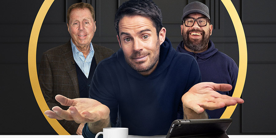 Redknapp's Home Fixture. Image shows from L to R: Harry Redknapp, Jamie Redknapp, Tom Davis. Redknapp's Home Fixture. Image shows from L to R: Harry Redknapp, Jamie Redknapp, Tom Davis.