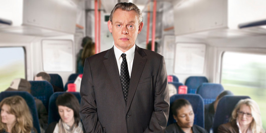 Reggie Perrin. Reggie Perrin (Martin Clunes). Copyright: Objective Productions. Reggie Perrin. Reggie Perrin (Martin Clunes). Copyright: Objective Productions.