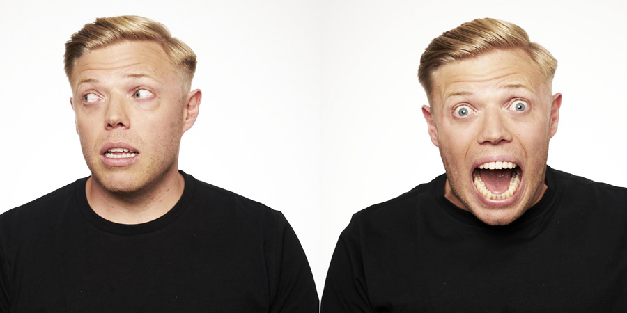 Rob Beckett's Savage Socials. Rob Beckett. Copyright: Thames. Rob Beckett's Savage Socials. Rob Beckett. Copyright: Thames.