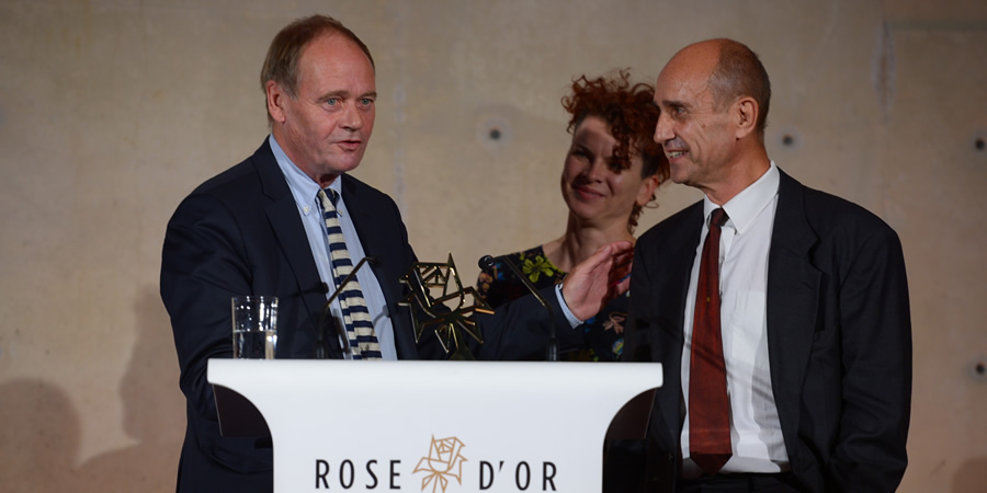 Image shows from L to R: John Lloyd, Julia McKenzie, Richard Turner. Copyright: Rose d'Or. Image shows from L to R: John Lloyd, Julia McKenzie, Richard Turner. Copyright: Rose d'Or.