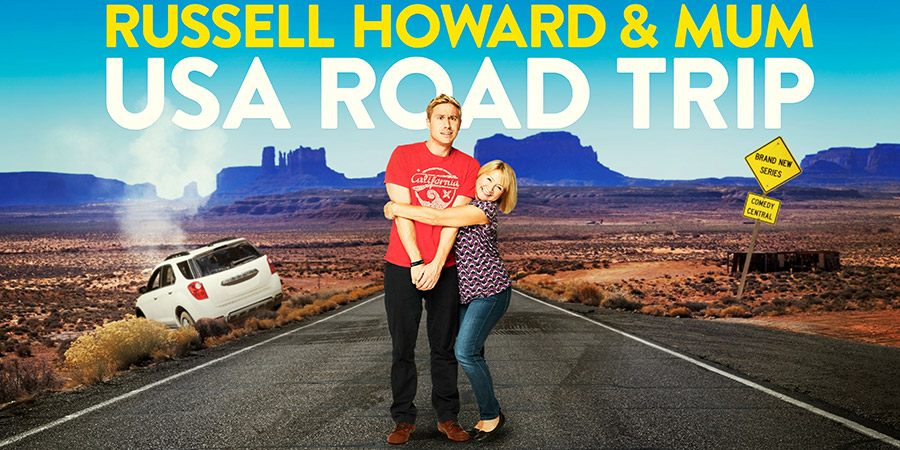 Russell Howard & Mum: Road Trip. Image shows from L to R: Russell Howard, Ninette Howard. Copyright: Avalon Television. Russell Howard & Mum: Road Trip. Image shows from L to R: Russell Howard, Ninette Howard. Copyright: Avalon Television.