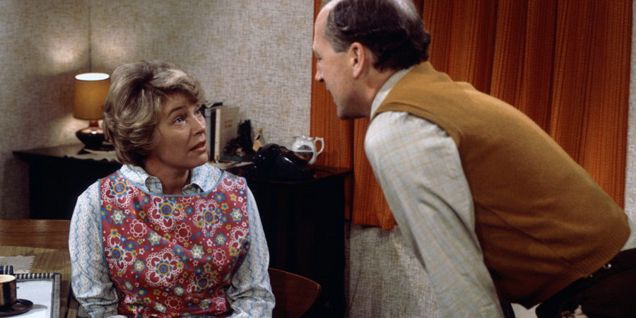 Sadie, It's Cold Outside. Image shows from L to R: Sadie Potter (Rosemary Leach), Norman Potter (Bernard Hepton). Copyright: Thames Television. Sadie, It's Cold Outside. Image shows from L to R: Sadie Potter (Rosemary Leach), Norman Potter (Bernard Hepton). Copyright: Thames Television.