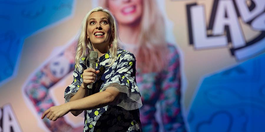 Sara Pascoe Live: LadsLadsLads. Sara Pascoe. Copyright: Phil McIntyre Entertainment. Sara Pascoe Live: LadsLadsLads. Sara Pascoe. Copyright: Phil McIntyre Entertainment.