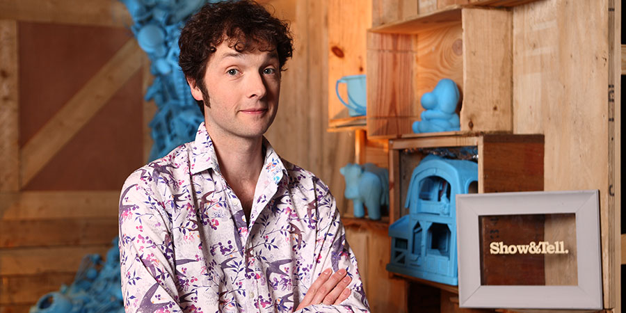 Show & Tell. Chris Addison. Copyright: Tinderbox Television. Show & Tell. Chris Addison. Copyright: Tinderbox Television.