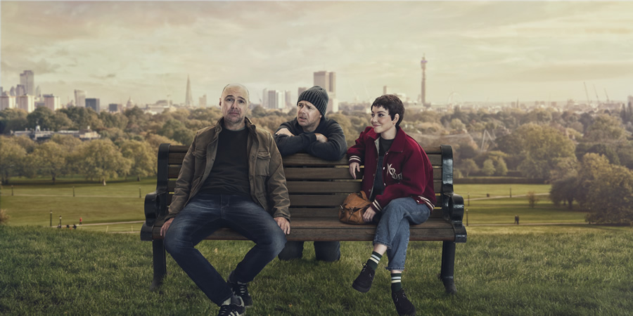 Sick Of It. Image shows from L to R: Karl (Karl Pilkington), Ruby (Marama Corlett). Sick Of It. Image shows from L to R: Karl (Karl Pilkington), Ruby (Marama Corlett).