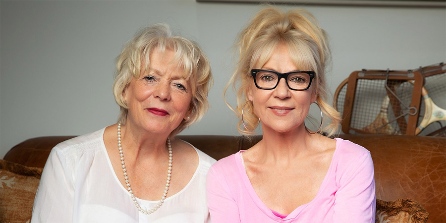 Skeletons In The Cupboard. Image shows from L to R: Maureen (Alison Steadman), Lesley (Morwenna Banks). Copyright: Little Brother Productions. Skeletons In The Cupboard. Image shows from L to R: Maureen (Alison Steadman), Lesley (Morwenna Banks). Copyright: Little Brother Productions.