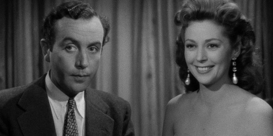 Song Of Paris. Image shows from L to R: Matthew Ibbetson (Dennis Price), Clementine (Anne Vernon). Copyright: Adelphi Films. Song Of Paris. Image shows from L to R: Matthew Ibbetson (Dennis Price), Clementine (Anne Vernon). Copyright: Adelphi Films.
