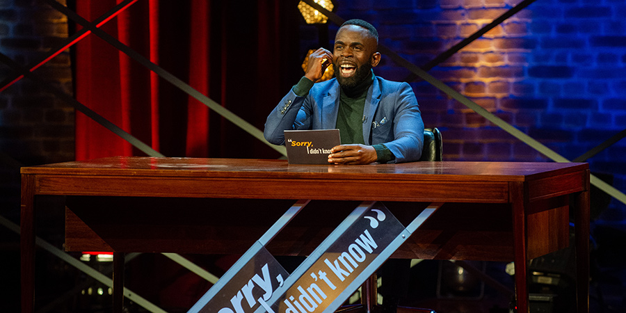 Sorry, I Didn't Know. Jimmy Akingbola. Copyright: Triforce Productions. Sorry, I Didn't Know. Jimmy Akingbola. Copyright: Triforce Productions.