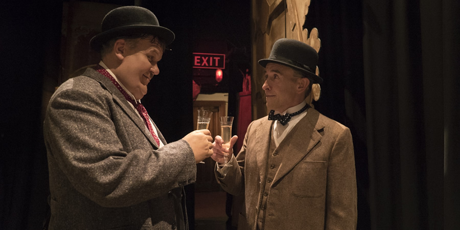 Stan & Ollie. Image shows from L to R: Oliver Hardy (John C. Reilly), Stan Laurel (Steve Coogan). Stan & Ollie. Image shows from L to R: Oliver Hardy (John C. Reilly), Stan Laurel (Steve Coogan).