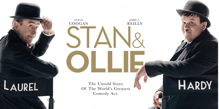 Stan & Ollie. Image shows from L to R: Stan Laurel (Steve Coogan), Oliver Hardy (John C. Reilly). Stan & Ollie. Image shows from L to R: Stan Laurel (Steve Coogan), Oliver Hardy (John C. Reilly).