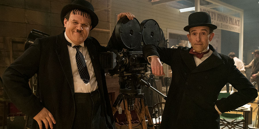 Stan & Ollie. Image shows from L to R: Oliver Hardy (John C. Reilly), Stan Laurel (Steve Coogan). Stan & Ollie. Image shows from L to R: Oliver Hardy (John C. Reilly), Stan Laurel (Steve Coogan).