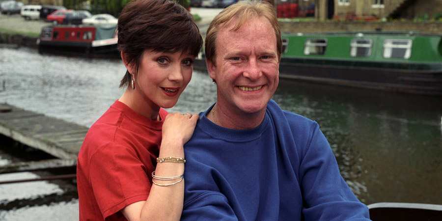 Stay Lucky. Image shows from L to R: Sally Hardcastle (Jan Francis), Thomas Gynn (Dennis Waterman). Copyright: Yorkshire Television. Stay Lucky. Image shows from L to R: Sally Hardcastle (Jan Francis), Thomas Gynn (Dennis Waterman). Copyright: Yorkshire Television.