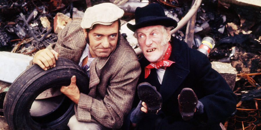 Steptoe And Son. Image shows from L to R: Harold Steptoe (Harry H. Corbett), Albert Steptoe (Wilfrid Brambell). Copyright: BBC. Steptoe And Son. Image shows from L to R: Harold Steptoe (Harry H. Corbett), Albert Steptoe (Wilfrid Brambell). Copyright: BBC.