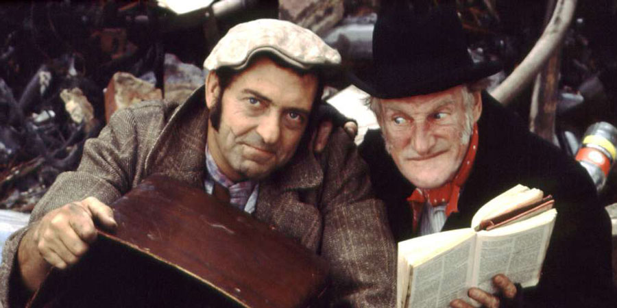 Steptoe And Son. Image shows from L to R: Harold Steptoe (Harry H. Corbett), Albert Steptoe (Wilfrid Brambell). Copyright: BBC. Steptoe And Son. Image shows from L to R: Harold Steptoe (Harry H. Corbett), Albert Steptoe (Wilfrid Brambell). Copyright: BBC.