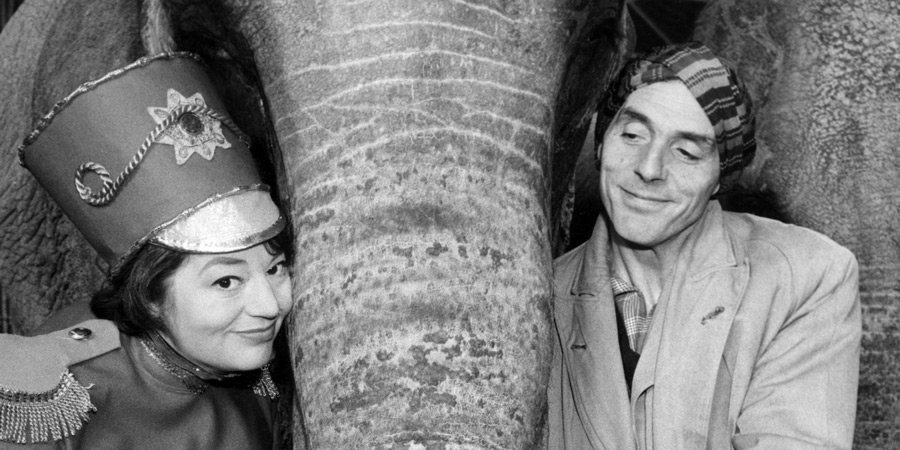 Sykes And A.... Image shows from L to R: Hat (Hattie Jacques), Eric (Eric Sykes). Copyright: BBC. Sykes And A.... Image shows from L to R: Hat (Hattie Jacques), Eric (Eric Sykes). Copyright: BBC.