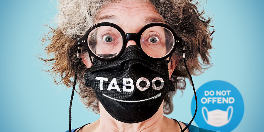 Taboo. Kate Copstick. Copyright: ABsoLuTeLy Productions. Taboo. Kate Copstick. Copyright: ABsoLuTeLy Productions.