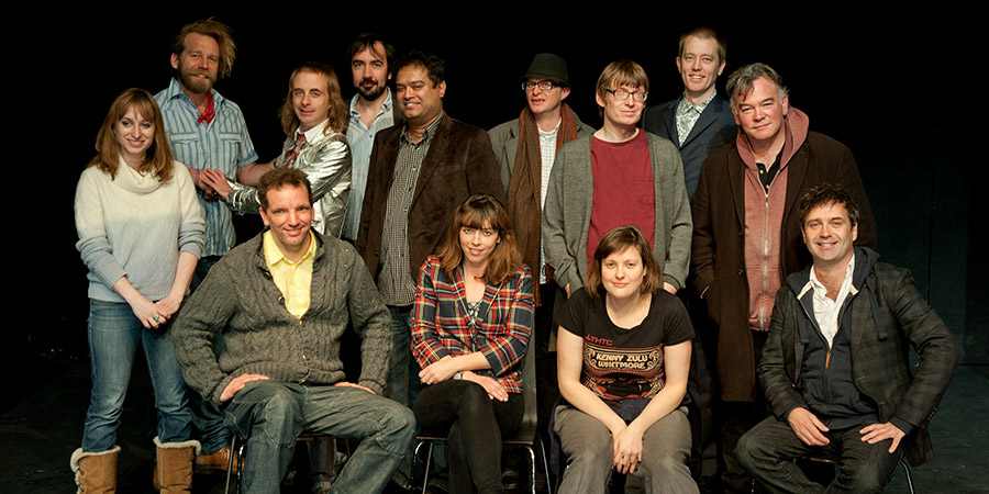 The Alternative Comedy Experience. Image shows from L to R: Isy Suttie, Tony Law, Henning Wehn, Paul Foot, Stephen Carlin, Paul Sinha, Bridget Christie, Simon Munnery, David Kay, Josie Long, Alun Cochrane, Stewart Lee, Phil Nichol. Copyright: Comedy Central. The Alternative Comedy Experience. Image shows from L to R: Isy Suttie, Tony Law, Henning Wehn, Paul Foot, Stephen Carlin, Paul Sinha, Bridget Christie, Simon Munnery, David Kay, Josie Long, Alun Cochrane, Stewart Lee, Phil Nichol. Copyright: Comedy Central.