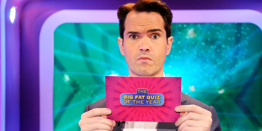 The Big Fat Quiz Of The Year. Jimmy Carr. Copyright: Hot Sauce. The Big Fat Quiz Of The Year. Jimmy Carr. Copyright: Hot Sauce.