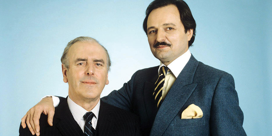 The Bounder. Image shows from L to R: Trevor Mountjoy (George Cole), Howard Booth (Peter Bowles). Copyright: Yorkshire Television. The Bounder. Image shows from L to R: Trevor Mountjoy (George Cole), Howard Booth (Peter Bowles). Copyright: Yorkshire Television.