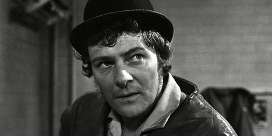 The Dustbinmen. Heavy Breathing (Trevor Bannister). Copyright: ITV. The Dustbinmen. Heavy Breathing (Trevor Bannister). Copyright: ITV.