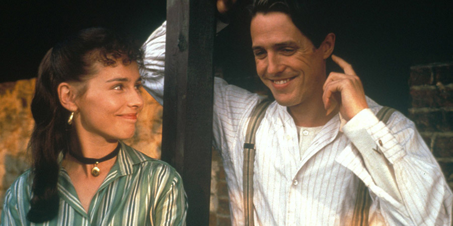 The Englishman Who Went Up A Hill But Came Down A Mountain. Image shows from L to R: Tara Fitzgerald, Hugh Grant. The Englishman Who Went Up A Hill But Came Down A Mountain. Image shows from L to R: Tara Fitzgerald, Hugh Grant.