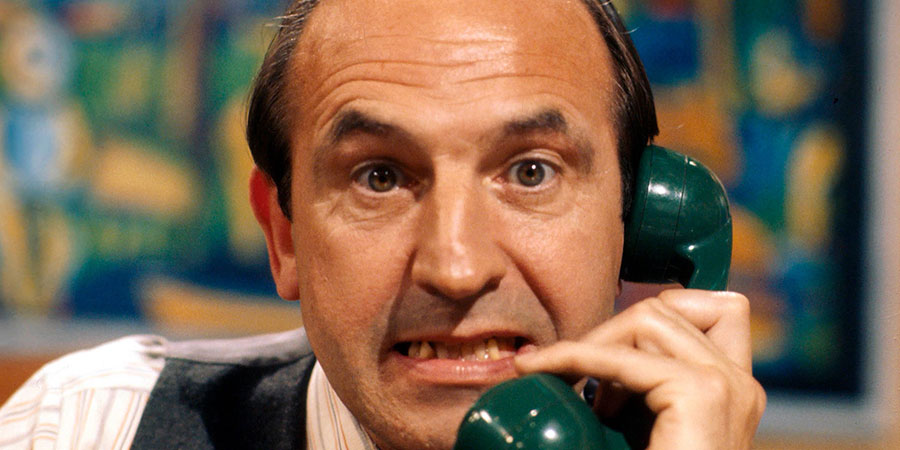 The Fall And Rise Of Reginald Perrin. Reginald Perrin (Leonard Rossiter). Copyright: BBC. The Fall And Rise Of Reginald Perrin. Reginald Perrin (Leonard Rossiter). Copyright: BBC.
