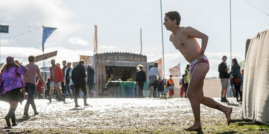 The Festival. Nick (Joe Thomas). The Festival. Nick (Joe Thomas).