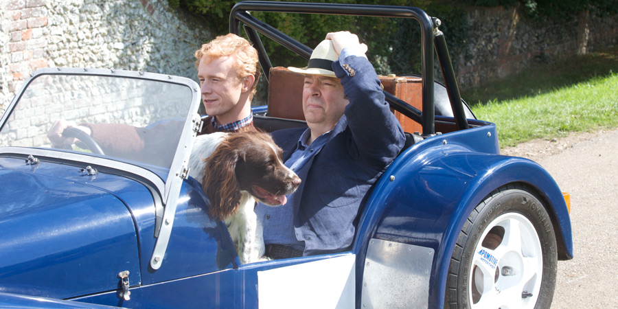The Hippopotamus. Image shows from L to R: Simon Logan (Dean Ridge), Ted Wallace (Roger Allam). The Hippopotamus. Image shows from L to R: Simon Logan (Dean Ridge), Ted Wallace (Roger Allam).