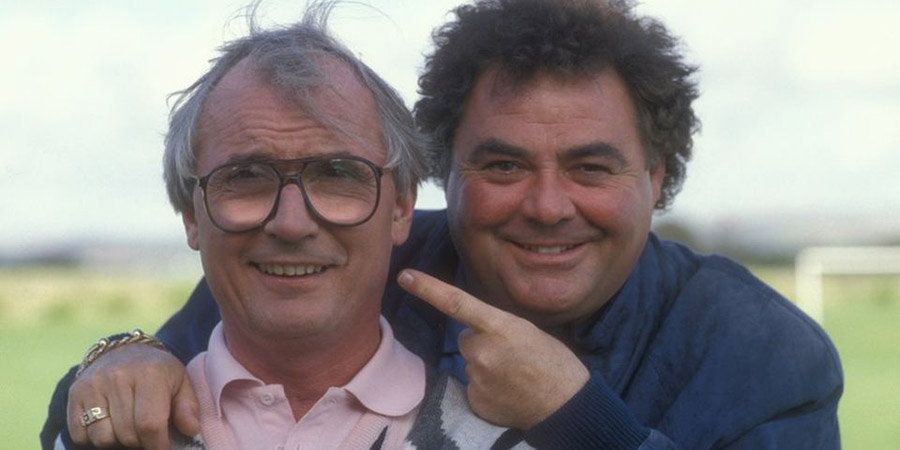 The Little And Large Show. Image shows from L to R: Syd Little, Eddie Large. Copyright: BBC. The Little And Large Show. Image shows from L to R: Syd Little, Eddie Large. Copyright: BBC.