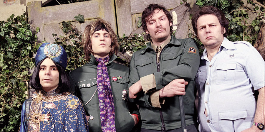 The Mighty Boosh. Image shows from L to R: Naboo (Michael Fielding), Vince Noir (Noel Fielding), Howard Moon (Julian Barratt), Bob Fossil (Rich Fulcher). Copyright: Baby Cow Productions. The Mighty Boosh. Image shows from L to R: Naboo (Michael Fielding), Vince Noir (Noel Fielding), Howard Moon (Julian Barratt), Bob Fossil (Rich Fulcher). Copyright: Baby Cow Productions.