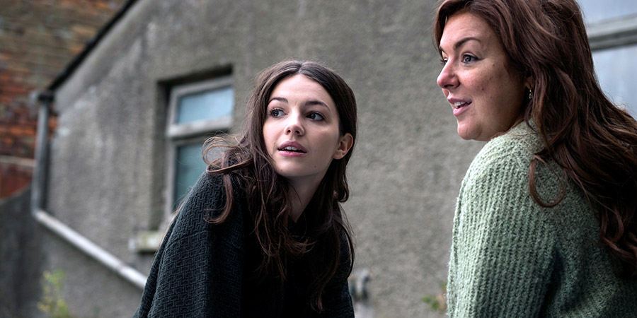 The More You Ignore Me. Image shows from L to R: Alice (Ella Hunt), Gina (Sheridan Smith). The More You Ignore Me. Image shows from L to R: Alice (Ella Hunt), Gina (Sheridan Smith).