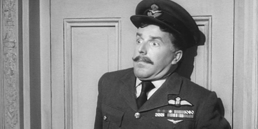 The Night We Dropped A Clanger. Aircraftsman Arthur Atwood (Brian Rix). Copyright: Four Star Films. The Night We Dropped A Clanger. Aircraftsman Arthur Atwood (Brian Rix). Copyright: Four Star Films.