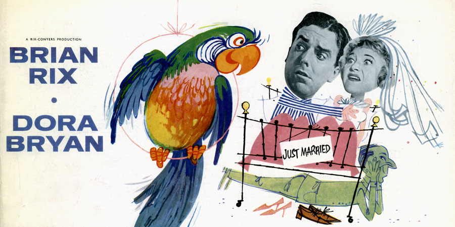 The Night We Got The Bird. Image shows from L to R: Bertie Skidmore (Brian Rix), Julie Gibson (Dora Bryan). Copyright: British Lion / STUDIOCANAL. The Night We Got The Bird. Image shows from L to R: Bertie Skidmore (Brian Rix), Julie Gibson (Dora Bryan). Copyright: British Lion / STUDIOCANAL.
