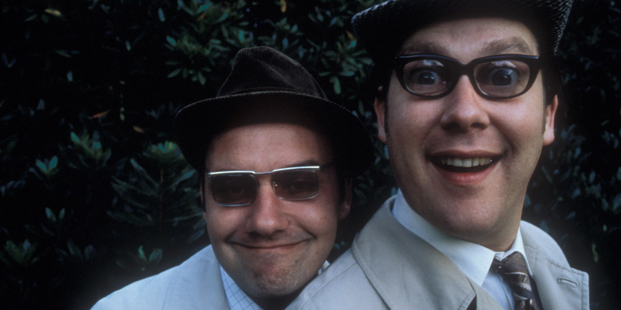 The Smell Of Reeves And Mortimer. Image shows from L to R: Bob Mortimer, Vic Reeves. Copyright: Channel X. The Smell Of Reeves And Mortimer. Image shows from L to R: Bob Mortimer, Vic Reeves. Copyright: Channel X.
