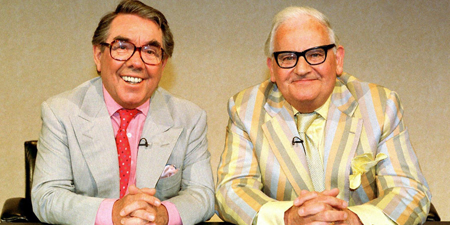 The Two Ronnies. Image shows from L to R: Ronnie Corbett, Ronnie Barker. Copyright: BBC. The Two Ronnies. Image shows from L to R: Ronnie Corbett, Ronnie Barker. Copyright: BBC.