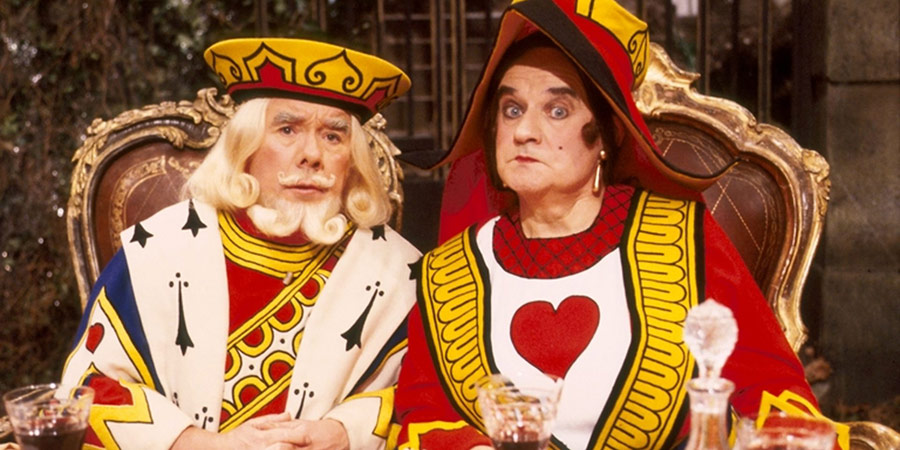 The Two Ronnies. Image shows from L to R: Ronnie Corbett, Ronnie Barker. Copyright: BBC. The Two Ronnies. Image shows from L to R: Ronnie Corbett, Ronnie Barker. Copyright: BBC.